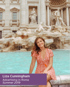 Liza Cunningham in Rome