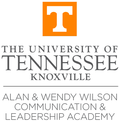 Logo for the Alan and Wendy Wilson Communication and Leadership Academy