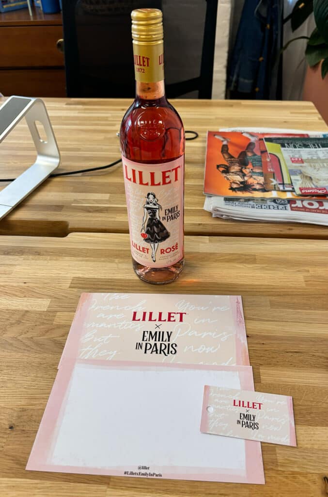 Lillet Rosé Spritz and the Emily in Paris Collaboration