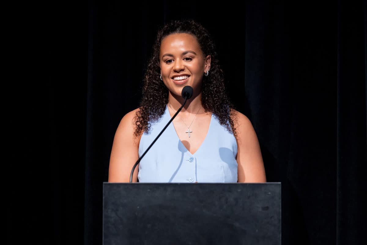 Torchbearer Rylie West Graduates with Master’s, Aiming to Enter Sports Broadcasting