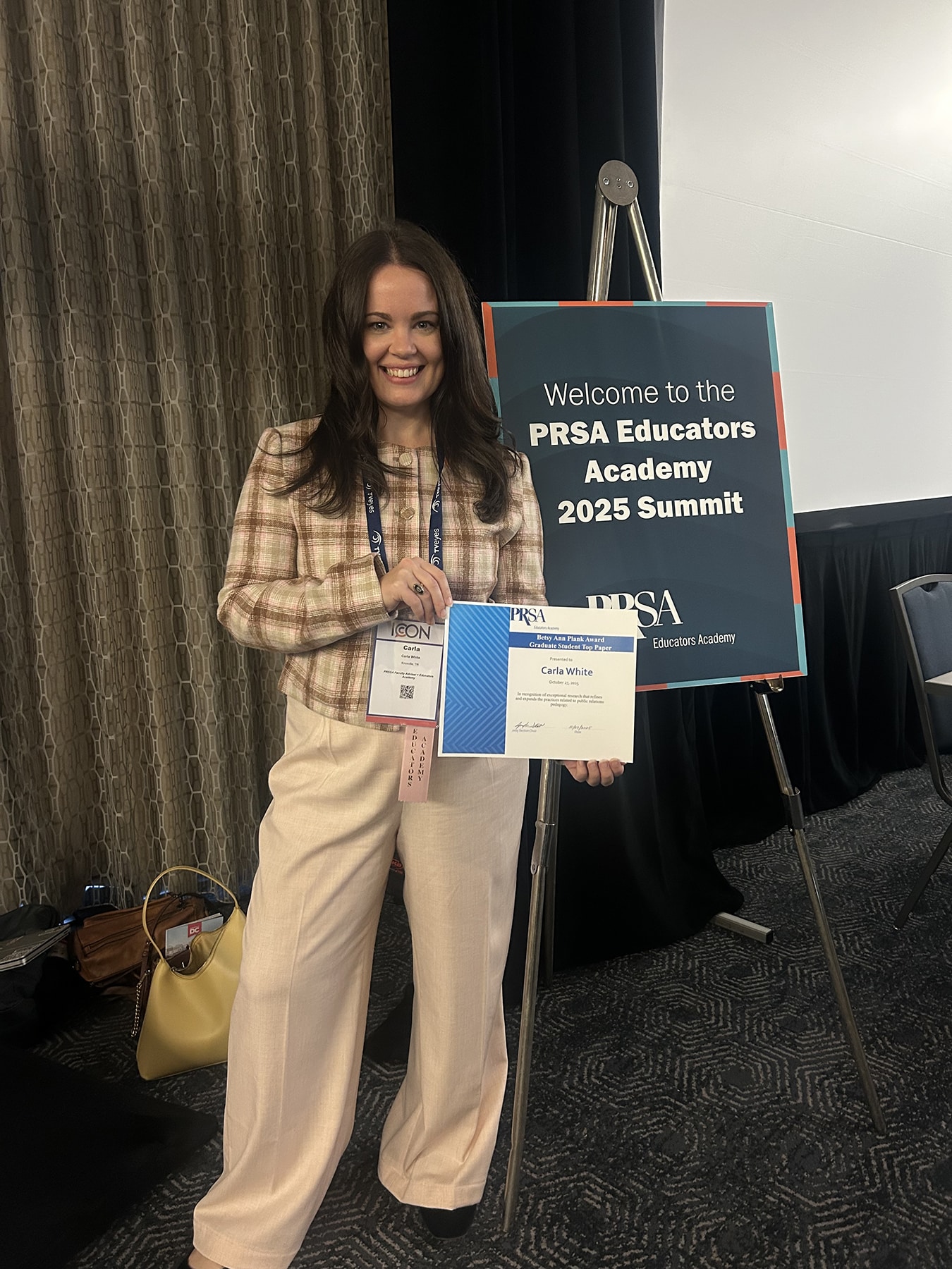 CCI PhD Student Earns Top Paper Honor at PRSA ICON 2025