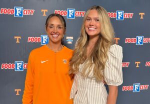Erin Emmick with UT Lady Vols Basketball Coach Kim Caldwell