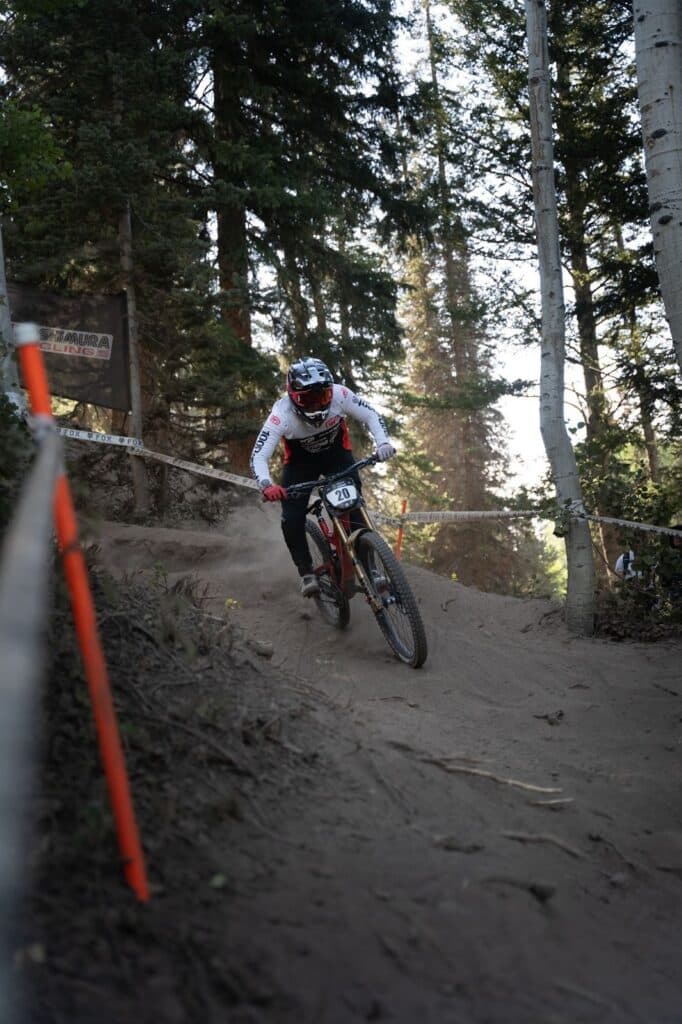 Jonah Freedman riding his bike